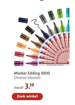 Bruna Marker Edding 3000 Diverse kleuren aanbieding