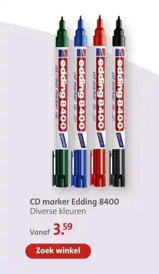 Bruna CD marker Edding 8400 aanbieding