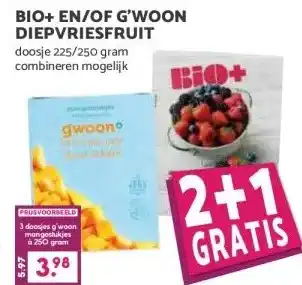Boon`s Markt BIO+ EN/OF G'WOON DIEPVRIESFRUIT aanbieding