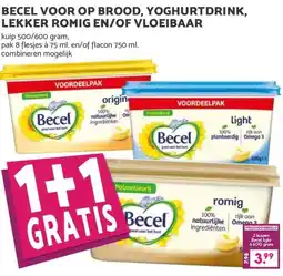 Boon`s Markt BECEL VOOR OP BROOD, YOGHURTDRINK, LEKKER ROMIG EN/OF VLOEIBAAR aanbieding