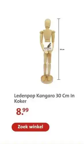 Bruna Ledenpop Kangaro 30 Cm In aanbieding