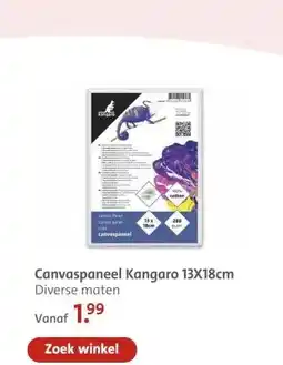 Bruna Canvaspaneel Kangaro 13X18cm Diverse maten aanbieding