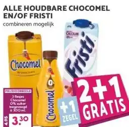 Boon`s Markt ALLE HOUDBARE CHOCOMEL EN/OF FRISTI aanbieding