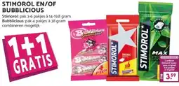 Boon`s Markt STIMOROL EN/OF BUBBLICIOUS aanbieding