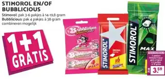 Boon`s Markt STIMOROL EN/OF BUBBLICIOUS aanbieding