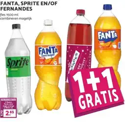 Boon`s Markt FANTA, SPRITE EN/OF FERNANDES aanbieding