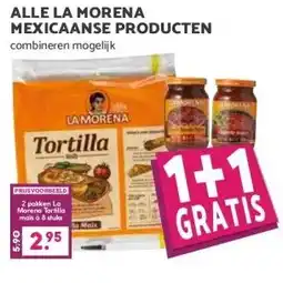 Boon`s Markt ALLE LA MORENA MEXICAANSE PRODUCTEN combineren mogelijk aanbieding