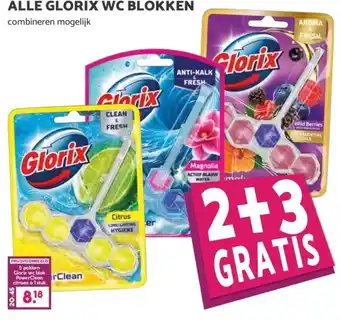 Boon`s Markt ALLE GLORIX WC BLOKKEN aanbieding