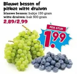 Boon`s Markt Blauwe bessen of pitloze witte druiven aanbieding