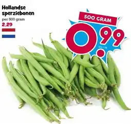 Boon`s Markt Hollandse sperziebonen aanbieding