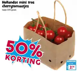Boon`s Markt Hollandse mini tros cherrytomaatjes aanbieding
