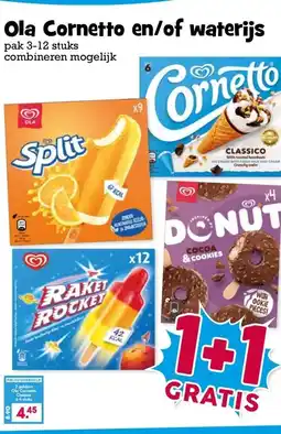 Boon`s Markt Ola Cornetto en/of waterijs aanbieding