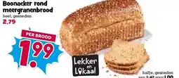 Boon`s Markt Boonacker rond meergranenbrood heel, gesneden aanbieding