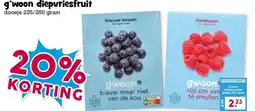 Boon`s Markt g'woon diepvriesfruit aanbieding
