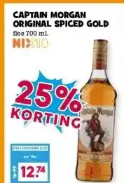 Boon`s Markt CAPTAIN MORGAN ORIGINAL SPICED GOLD aanbieding