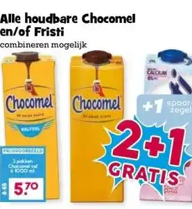 Boon`s Markt Alle houdbare Chocomel en/of Fristi aanbieding