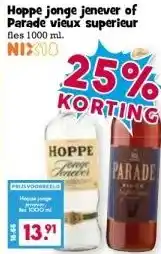Boon`s Markt Hoppe jonge jenever of Parade vieux superieur aanbieding