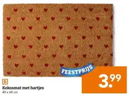 Blokker Kokosmat met hartjes aanbieding