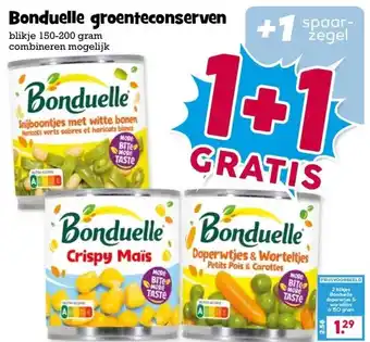 Boon`s Markt Bonduelle groenteconserven aanbieding