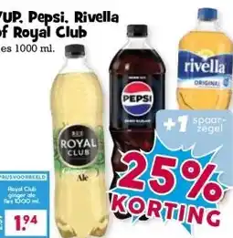 Boon`s Markt 7UP. Pepsi, Rivella of Royal Club aanbieding
