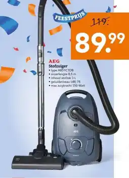 Blokker AEG Stofzuiger aanbieding