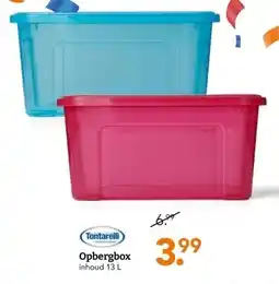 Blokker Tontarelli Opbergbox aanbieding