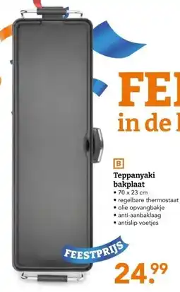 Blokker Teppanyaki bakplaat aanbieding