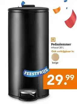 Blokker Pedaalemmer aanbieding