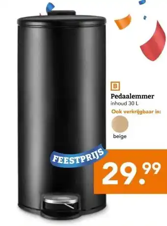 Blokker Pedaalemmer aanbieding