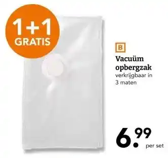 Blokker Vacuüm opbergzak verkrijgbaar in aanbieding