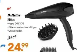 Blokker BaByliss Föhn aanbieding
