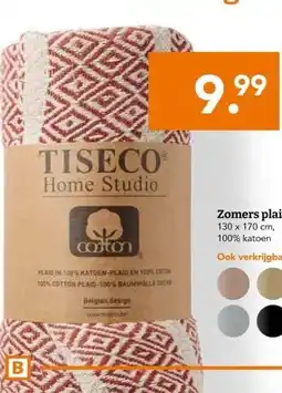 Blokker Zomers plaid aanbieding