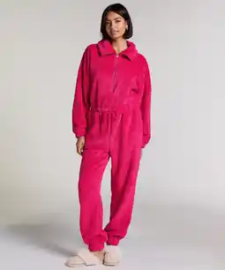 Hunkemoller Hunkemöller Onesie Fleece Roze aanbieding