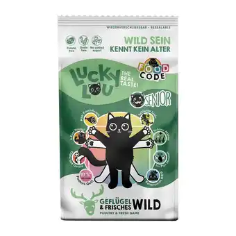 Zooplus voordeelverpakking: 2x9kg Lucky Lou Senior Gevogelte & Wild droogvoer voor katten aanbieding