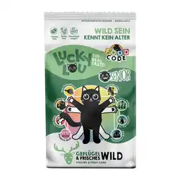 Zooplus voordeelverpakking: 2x1,7kg Lucky Lou Senior Gevogelte & Wild droogvoer voor katten aanbieding