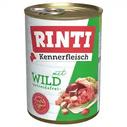 Zooplus Rinti Kennerfleisch 6 x 400 g - Wild aanbieding