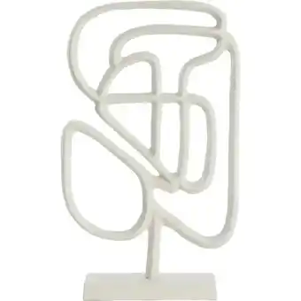 Trendhopper Ornament Goleza Creme 24X8X39 Cm aanbieding