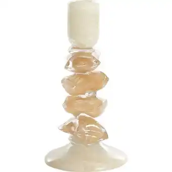 Trendhopper Kandelaar Estina Creme+Bruin 23 Cm aanbieding
