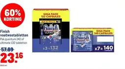 Makro Finish vaatwastabletten aanbieding
