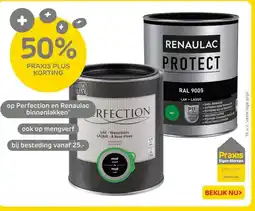 Praxis Perfection en Renaulac binnenlakken aanbieding