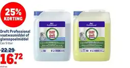 Makro Dreft Professional vaatwasmiddel of glansspoelmiddel aanbieding