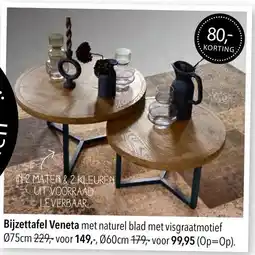 Pronto wonen Bijzettafel Veneta aanbieding