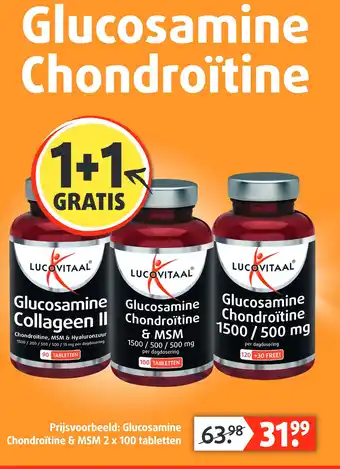 Lucovitaal Glucosamine Chondroitine aanbieding