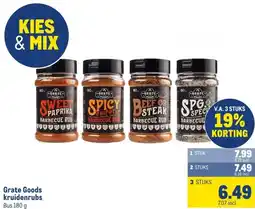 Makro Grate Goods kruidenrubs aanbieding
