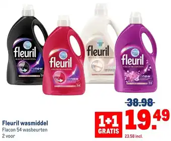 Makro Fleuril wasmiddel aanbieding