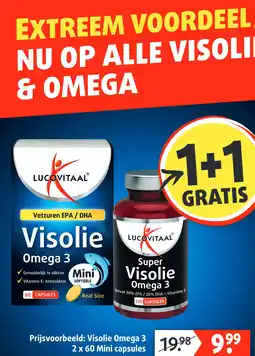 Lucovitaal Visolie Omega 3 aanbieding