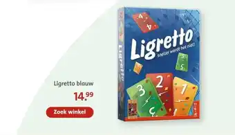 Bruna Ligretto blauw aanbieding