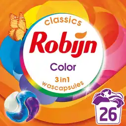 Jumbo Robijn Classics 3-in-1 Wascapsules Color 26 wasbeurten aanbieding