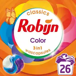 Jumbo Robijn Classics 3-in-1 Wascapsules Color 26 wasbeurten aanbieding