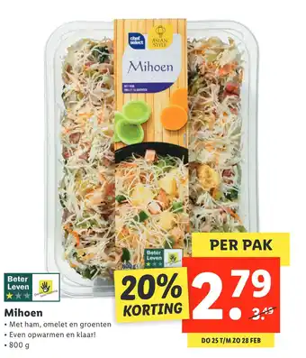 Lidl Mihoen aanbieding